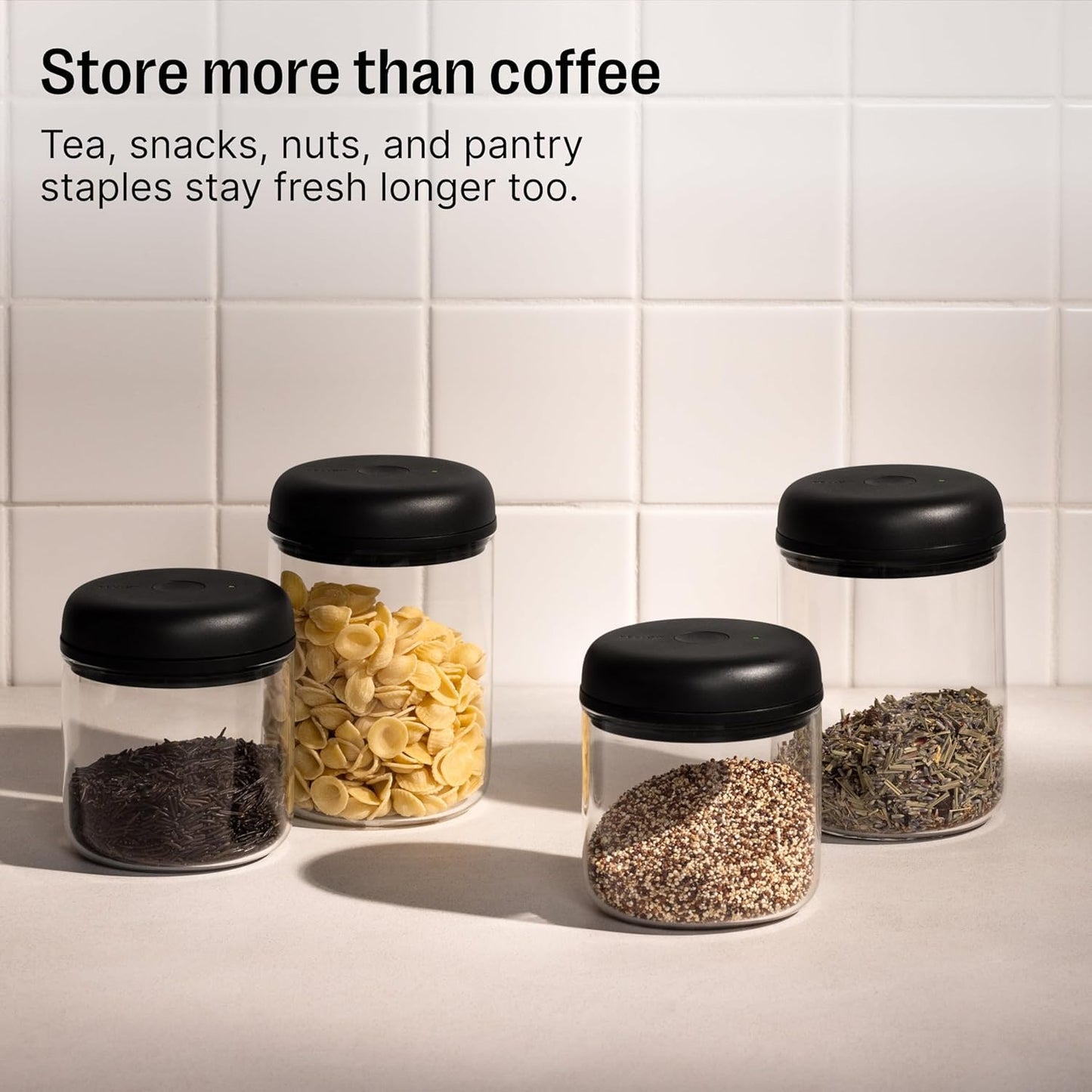Fellow Atmos Electric Vacuum Coffee Canister 0.7L - Auto-Seal Steel