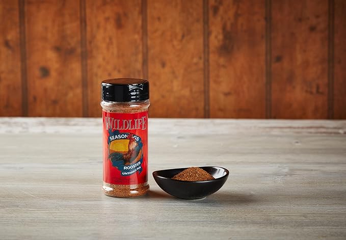 Wildlife Seasonings Rooster Untamed Rub - Zesty Dry Rub Seasoning for Chicken, and Pork, Perfect
