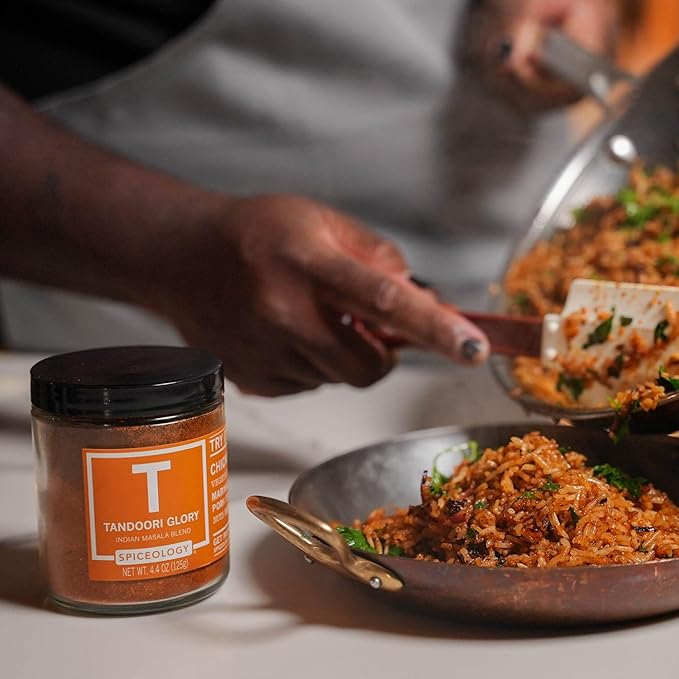 Spiceology - Tandoori Glory - Indian Masala Blend - Curry Spices and Seasonings - Use On: Chicken