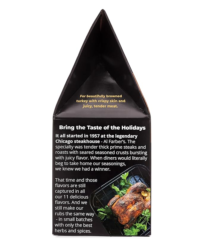 Char Crust Classic Turkey Rub | All-in-one seasonings | Perfect for Turkey, Poultry and Potatoes |