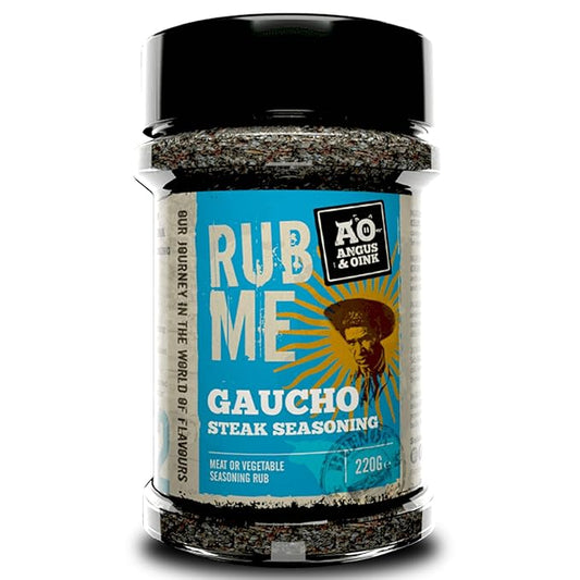 Angus & Oink | Rub Me BBQ Seasoning | Gaucho Flavour | Authentic Argentine Asado Experience |