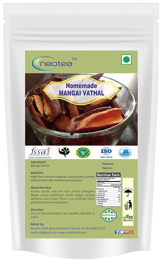 Neotea Home Made Mangai Vathal, 250g