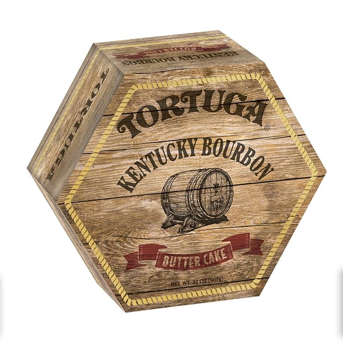 TORTUGA Kentucky Bourbon Butter Cake - 32oz Cake - The Perfect Premium Gourmet Gift for Stocking