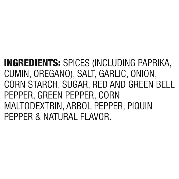 Cholula Seasoning Mix, Original Fajita, Medium Heat, For Chicken, Steak, Shrimp & Veggie Fajitas