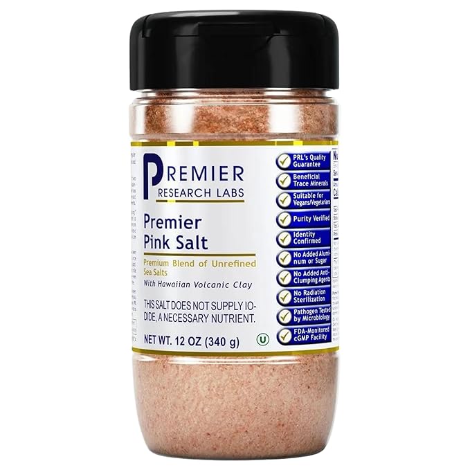 Premier Research Labs Pink Salt ??Hawaiian Red Alaea Sea Salt Blend for Food, Cooking, and Eating