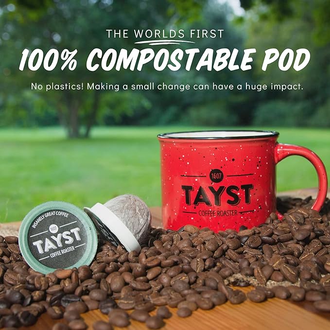 Tayst Coffee Pods, Bold Sampler Box Dark Roast, K Cups Compatible with Keurig Coffee Maker