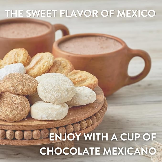 Mexican Cookie Variety Pack (Pack of 3), Cinnamon Cookies, Mexican Wedding Cookies, Orejitas by La