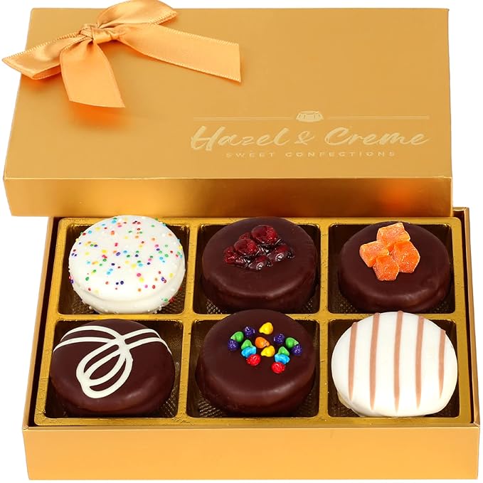 Cookie Gift Basket - Dark Chocolate Gourmet Cookie Gift - Vegan Food Present