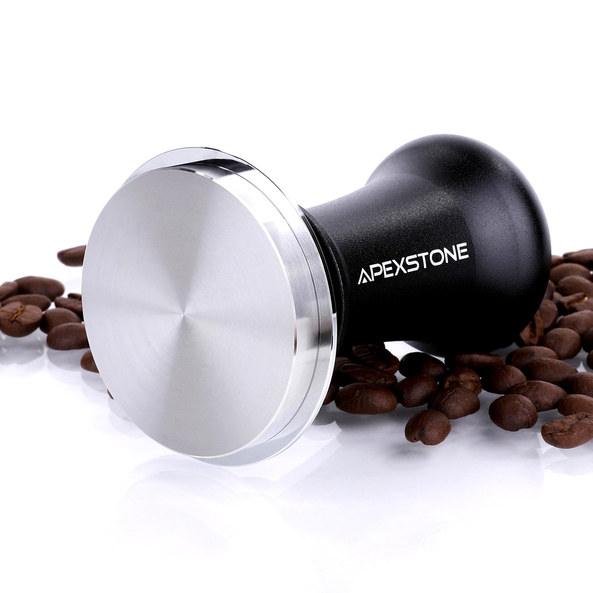Apexstone 58mm Espresso Tamper, Spring Loaded Coffee Tamper with Stainless Steel Base, Professional