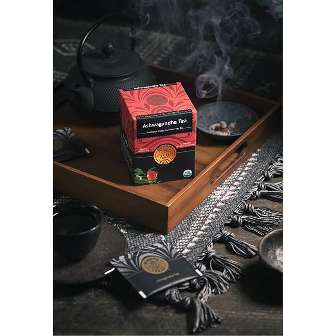 Buddha Teas - Ashwagandha Root Tea - Herbal Tea - Promote Cleansing & Wellness - With Antioxidants