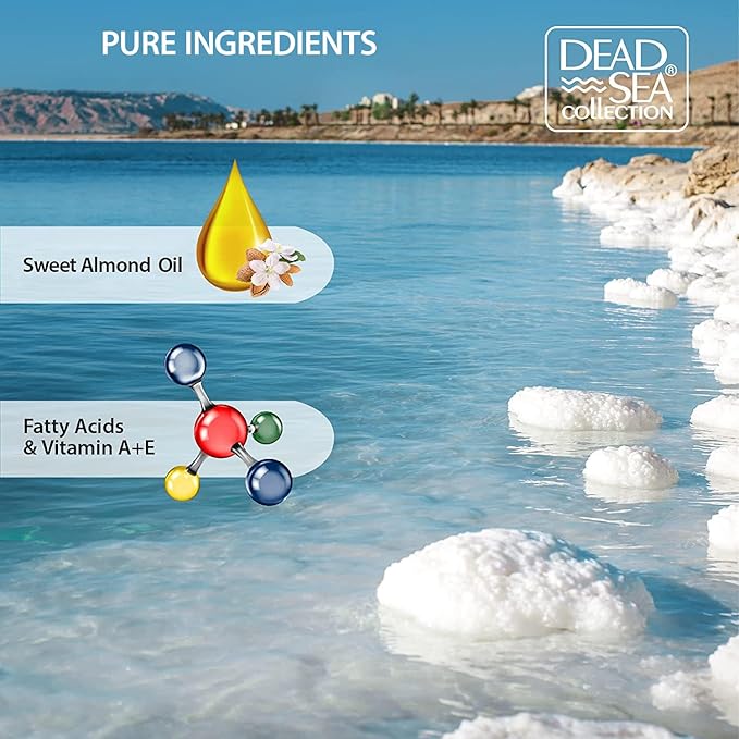 Dead Sea Collection Body Oil for Dry Skin - Retinol & Vitamin E, A Moisturizing Oil for Face