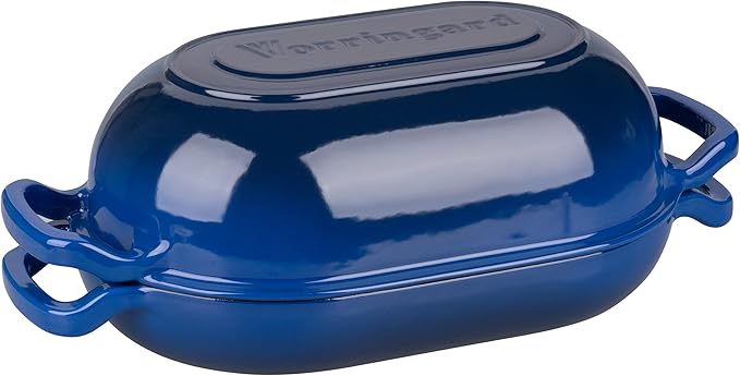 Enameled Cast Iron Sourdough Bread Oven, Dutch Oven, Loaf Cast Iron Bread Pan for Homemade Bread