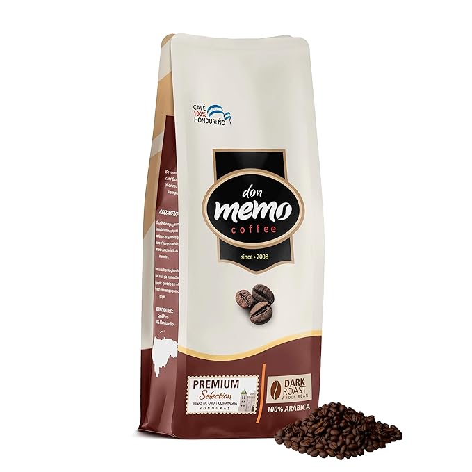 Don Memo Honduras Single-Origin Dark Roast Coffee Beans ??Low Acid, Shade-Grown Arabica (Whole