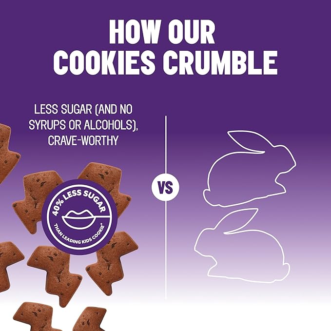 Mavericks Double Chocolate Bolt Cookies - Plant-Based Chocolate Chip Cookies, Healthy, Plant Based