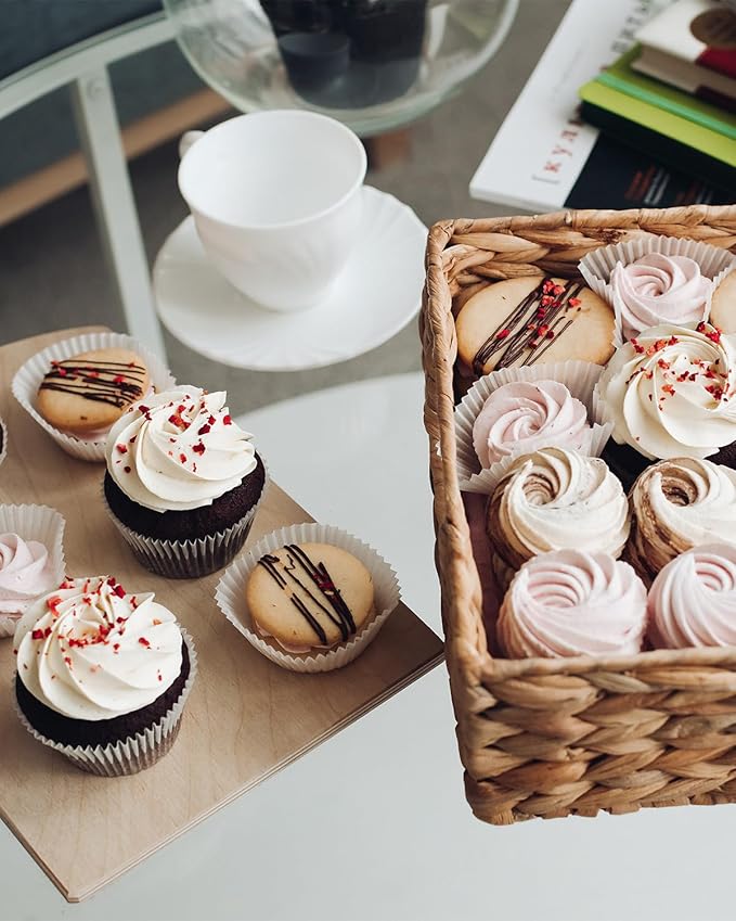 qiqee 600pcs White Cupcake Liners Muffin Linner No Smell, Food Grade Baking Cups竊늆tandard