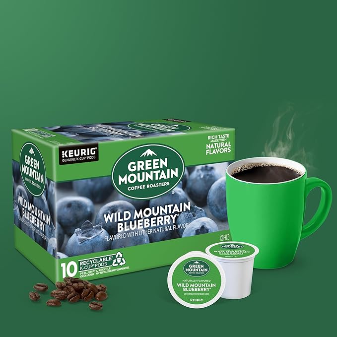 Green Mountain Coffee Roasters Wild Mountain Blueberry Keurig Single-Serve K-Cup pods, Light Roast