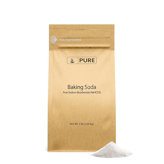 Pure Original Ingredients Sodium Bicarbonate (Baking Soda) (5 lb) Eco-Friendly Packaging, Always