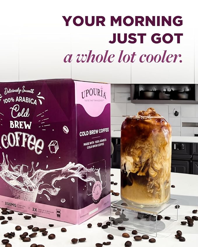 Upouria Cold Brew Coffee on Tap | Ready to Drink Cold Brewed Coffee | Cold Brew Coffee Drink