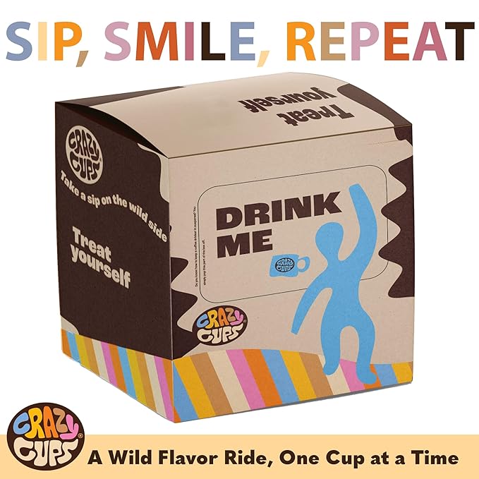 Crazy Cups Seasonal Premium Hot Chocolate Single Serve Cups for Keurig K Cup Brewers Variety Pack