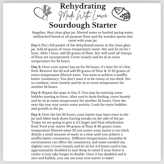 Dehydrated Sourdough Starter by Made With Loave | INCLUDES Recipe | Beginner Friendly | As Seen On