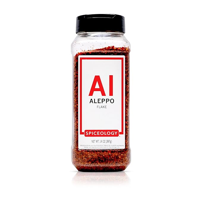 Spiceology - Aleppo Pepper Flakes - Dried Ground Aleppo Pepper - Chiles - Bulk Spices and