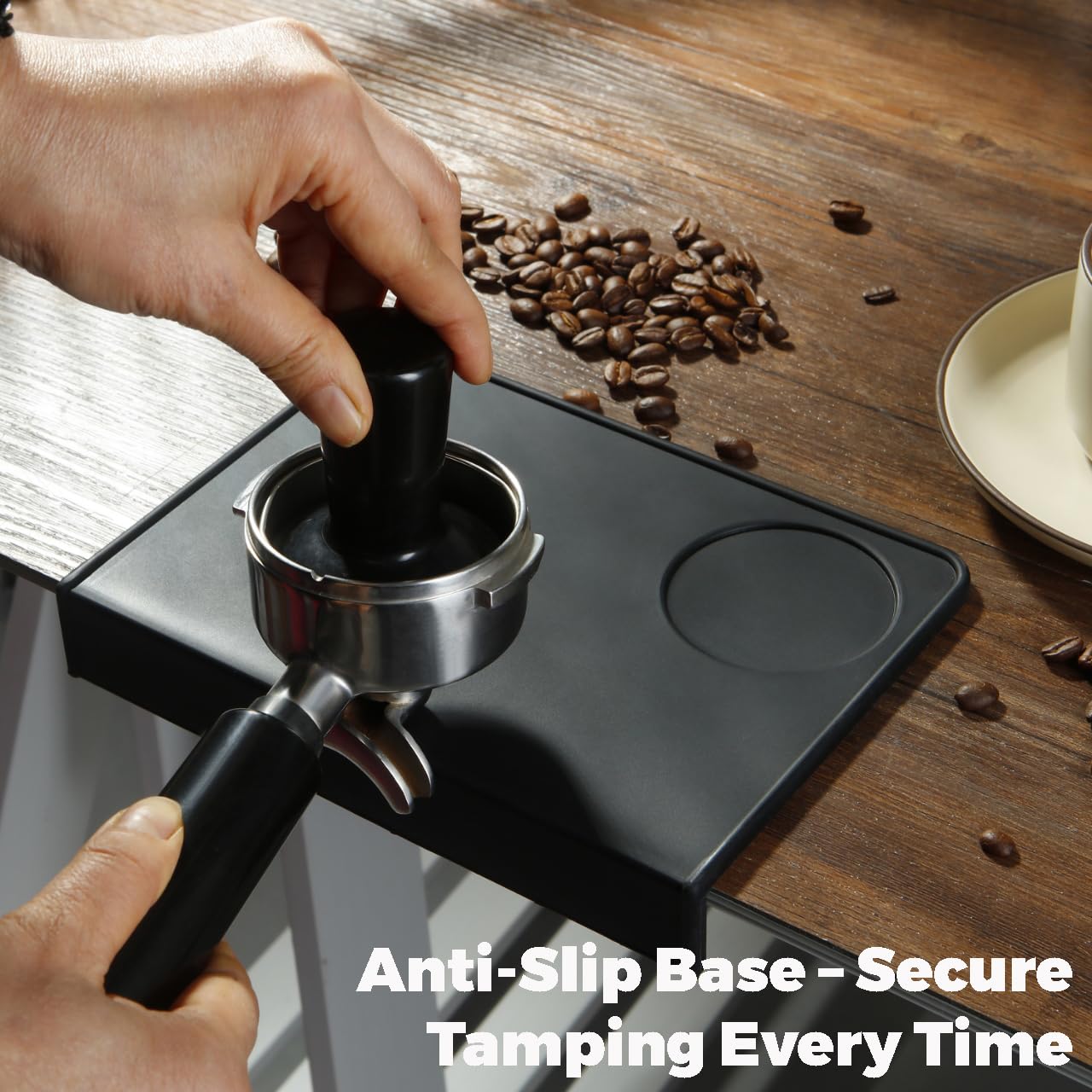 Espresso Tamping Mat – Emptycolor Coffee Tamper Mat for Espresso Machine, Food Grade Silicone Tamp