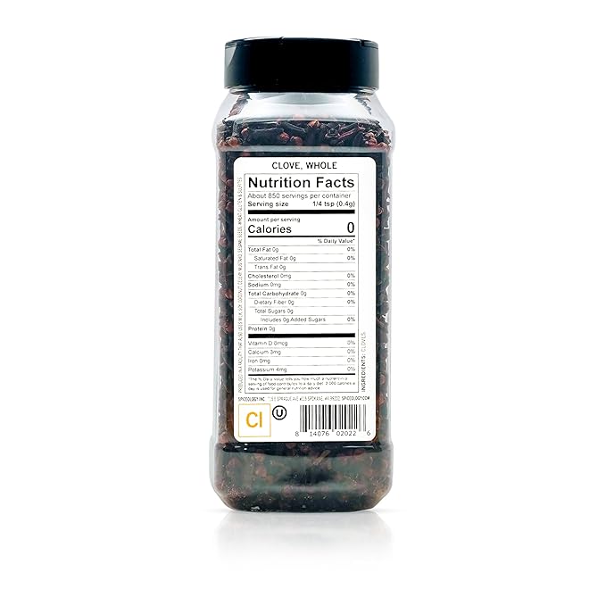 Spiceology ??Whole Cloves ??Premium Whole Clove Spice for Baking, Pickling, Mulled Wine, Chai, Ham
