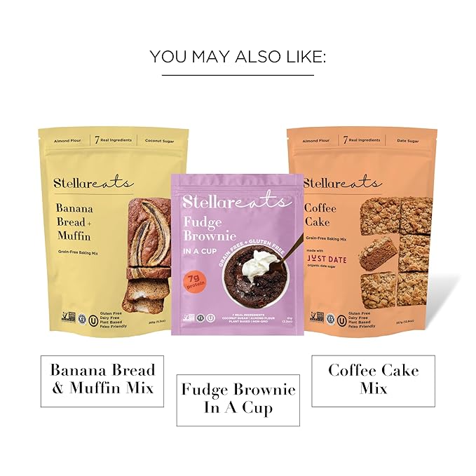 Stellar Eats Grain-Free Chocolate Chip Cookie Mix | Almond Flour-Based | Gluten-Free, Dairy-Free