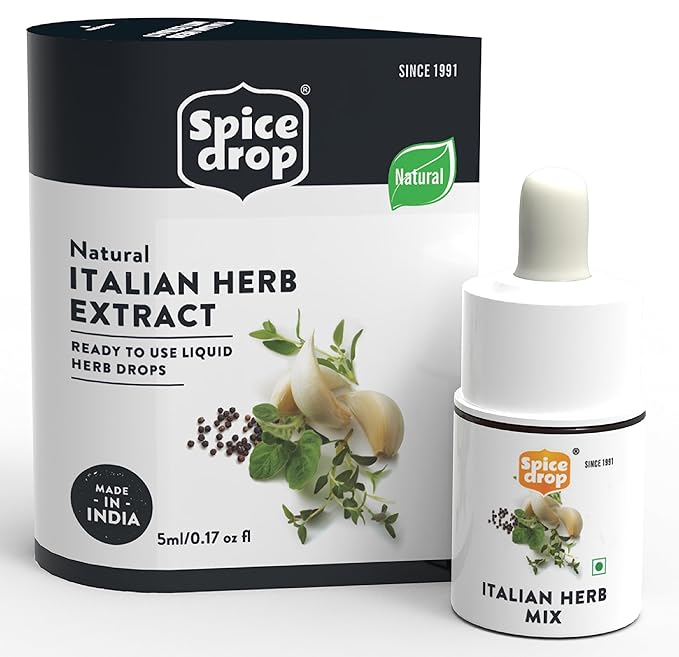 Spice Drop Italian Seasoning Extract | 100% Natural | For Pasta, Pizza, Spaghetti, Gourmet Dishes |