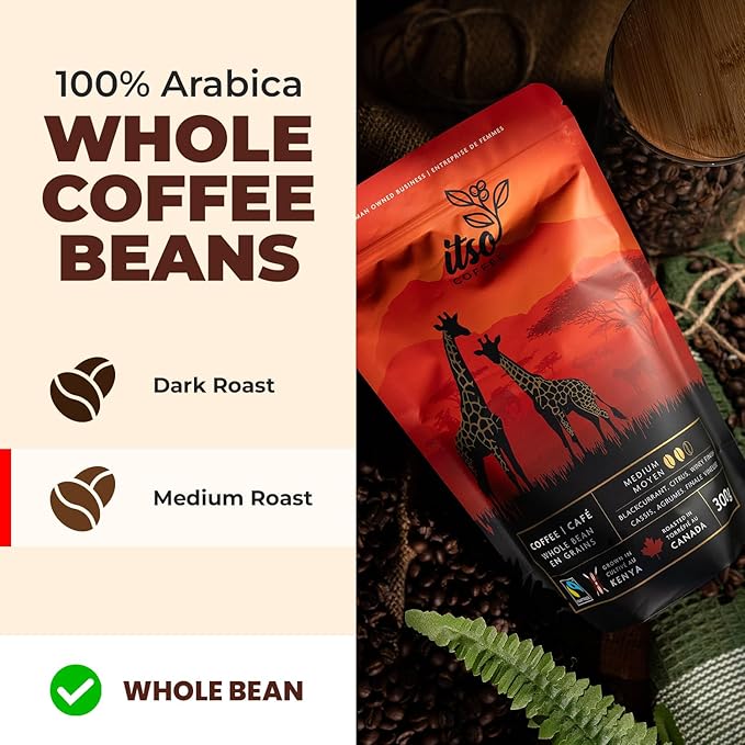 Medium Roast Whole Bean Coffee ??Smooth & Balanced Arabica for Espresso, Cold Brew & Pour Over