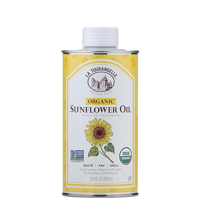 La Tourangelle, Organic High Oleic Sunflower Oil, Neutral Oil For Medium to High Heat Cooking and