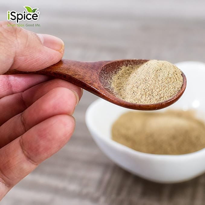 iSpice Ground White Peppers Spices and Seasonings For Cooking, 5.6 Ounce White Peppercorns