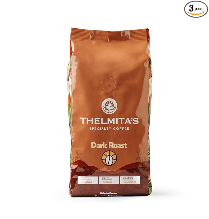 2.25 lbs - Dark Roast - 3 bags - Dark Roast, Honduran Coffee, Whole Bean - Single Origin, Single