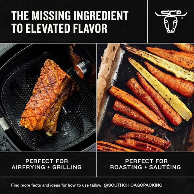 South Chicago Packing Wagyu Beef Tallow Spray, Umami-Rich, Flavorful, Perfect for Sauteing
