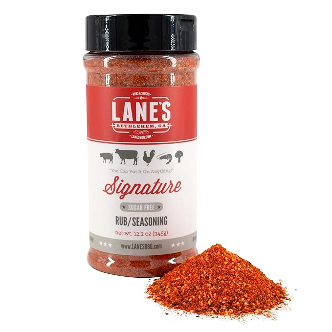 Lane's Signature BBQ Seasoning Rub, All-Natural BBQ Seasonings and Rubs, Perfect for Beef, Meat