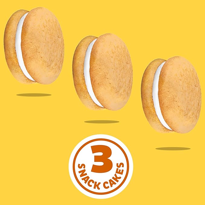 OREO Golden Cakesters Soft Snack Cakes, 8-3.03 oz Snack Packs
