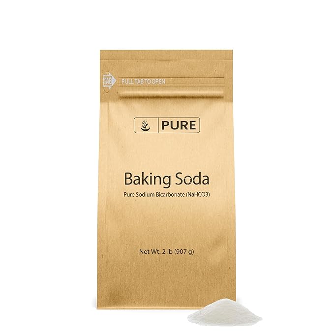 Pure Original Ingredients Baking Soda (2 lb) Sodium Bicarbonate (NaHCO3), Always Pure, No Fillers