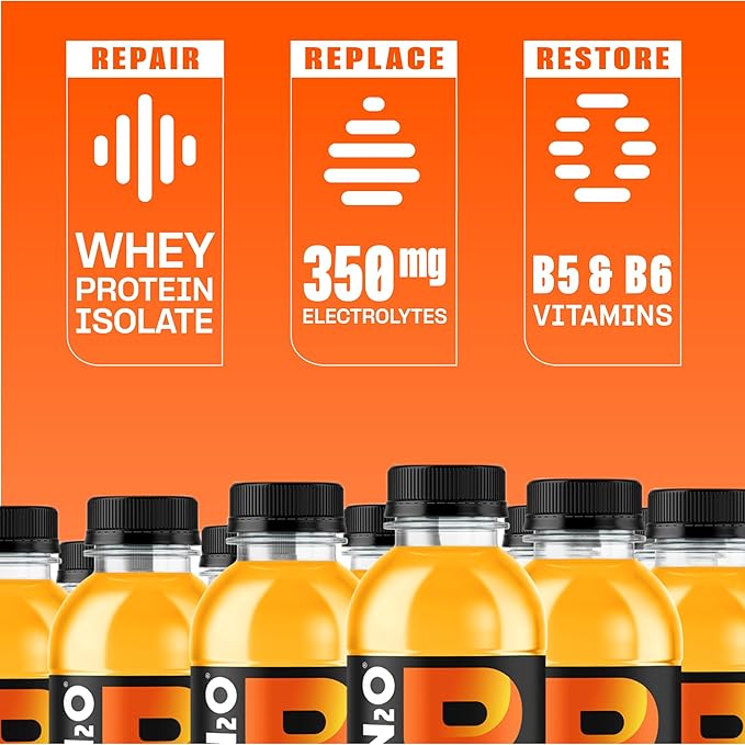 Protein2o Hydration Drink - 2-in-1 Liquid Clear Whey Protein Isolate and Electrolyte Drink - 20g