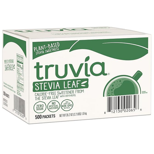 Truvia Original Calorie-Free Sweetener from the Stevia Leaf Packets, 35.25 oz Box, 500 Count (Pack