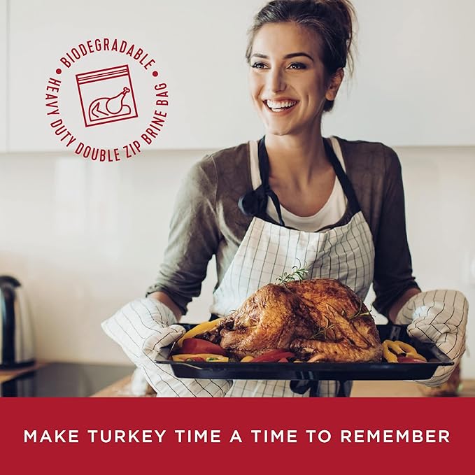 Fire & Flavor Turkey Perfect All-Natural Herb Brine Seasoning Kit, Perfect for Roasting, Grilling