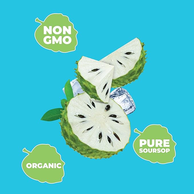 Soursop Juice with Pulp (Guanabana), 16.9 oz (Pack of 12) JANS | 100% Pure Soursop Graviola | NO