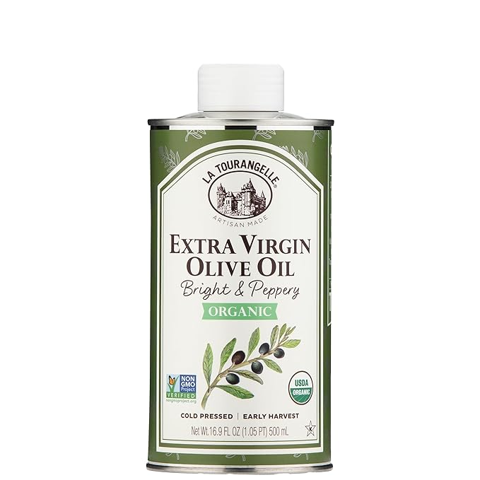 La Tourangelle, Organic Extra Virgin Olive Oil, Cold-Pressed High Antioxidant Picual Olives From