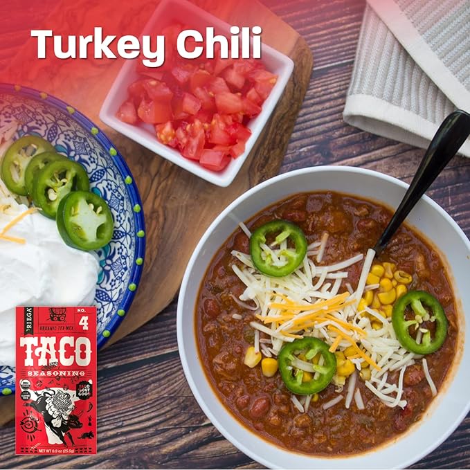 Riega Organic Taco Seasoning, Perfect Tex Mex Spice Mix for Taco Tuesday and Chili (Taco, 0.9 Ounce