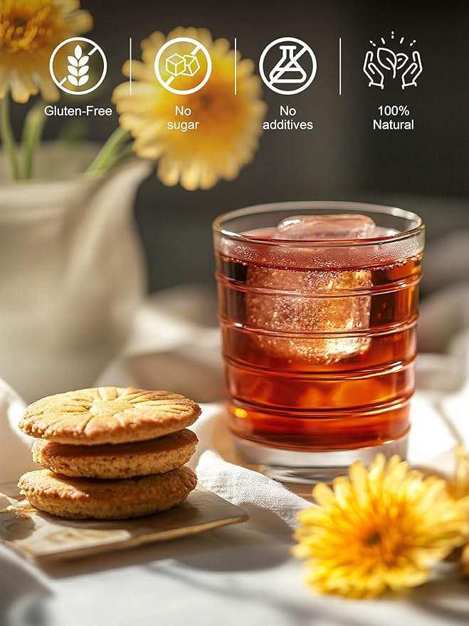 TeeLux Dandelion Leaf & Root Tea Bags, Natural Roasted Dandelion Root with Fresh Dandelion Leaf