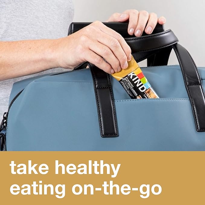 KIND Nut Bars, Caramel Almond & Sea Salt, Healthy Snacks, Gluten Free, Low Sugar, 6g Protein, 24