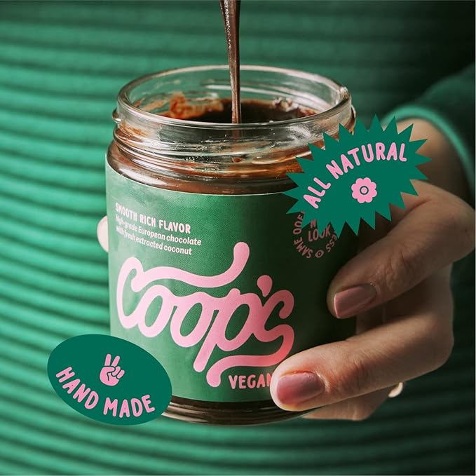 Coop's Vegan Hot Fudge Sauce 10.6 OZ - Gluten Free Vegan, Kosher, Non GMO, Gourmet, All Natural
