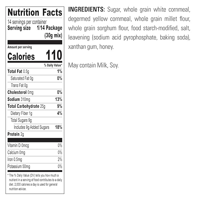 Krusteaz Gluten Free Baking Mix Variety Pack, 1 Cinnamon Swirl Cake Mix, 1 Double Chocolate Brownie