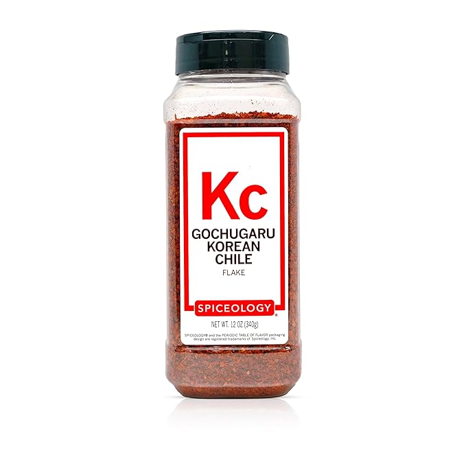 Spiceology ??Gochugaru Korean Chile Flake ??Mild, Fruity & Smoky Red Chili Flakes for Kimchi