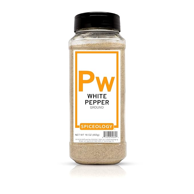 Spiceology - White Pepper Ground - 16 oz