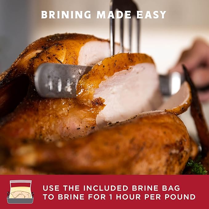 Fire & Flavor Turkey Perfect All-Natural Herb Brine Seasoning Kit, Perfect for Roasting, Grilling